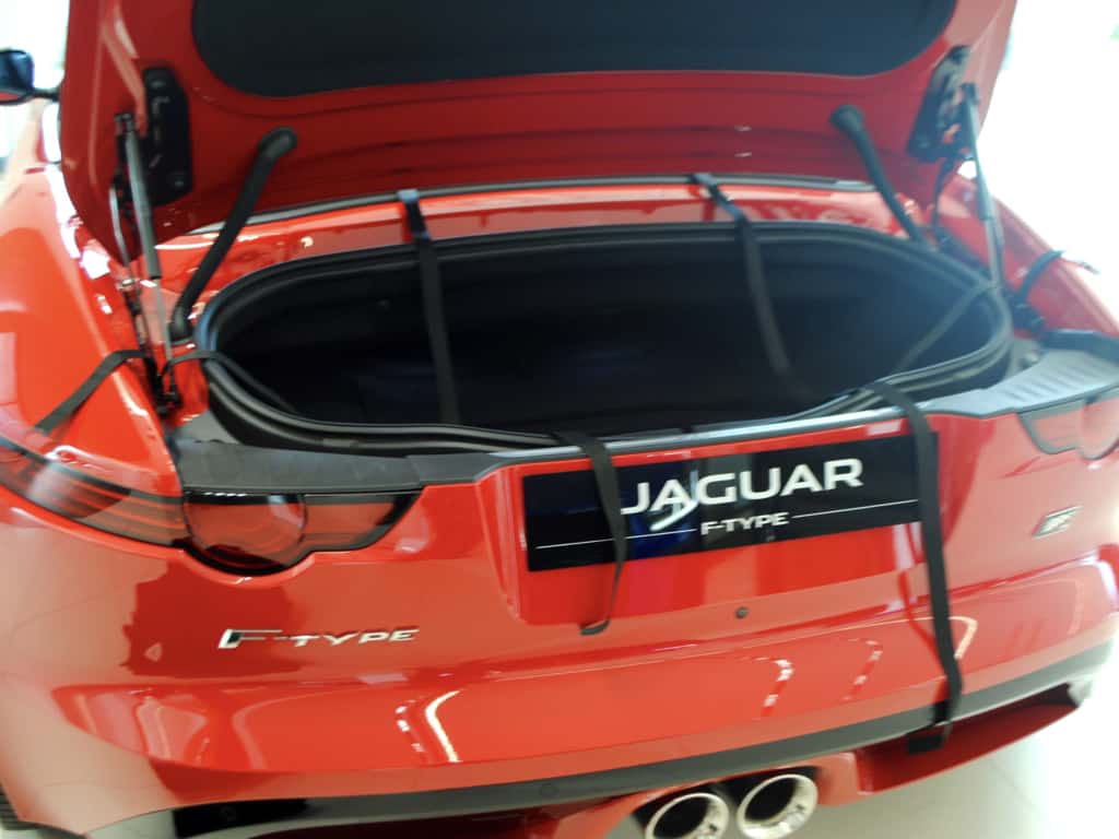 Jaguar f type luggage rack fitting stage 1