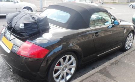 Boot-bag Vacation car luggage rack fitted to Audi TT Raodster