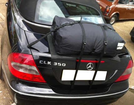 mercedes benz clk convertible boot luggage rack bootbag